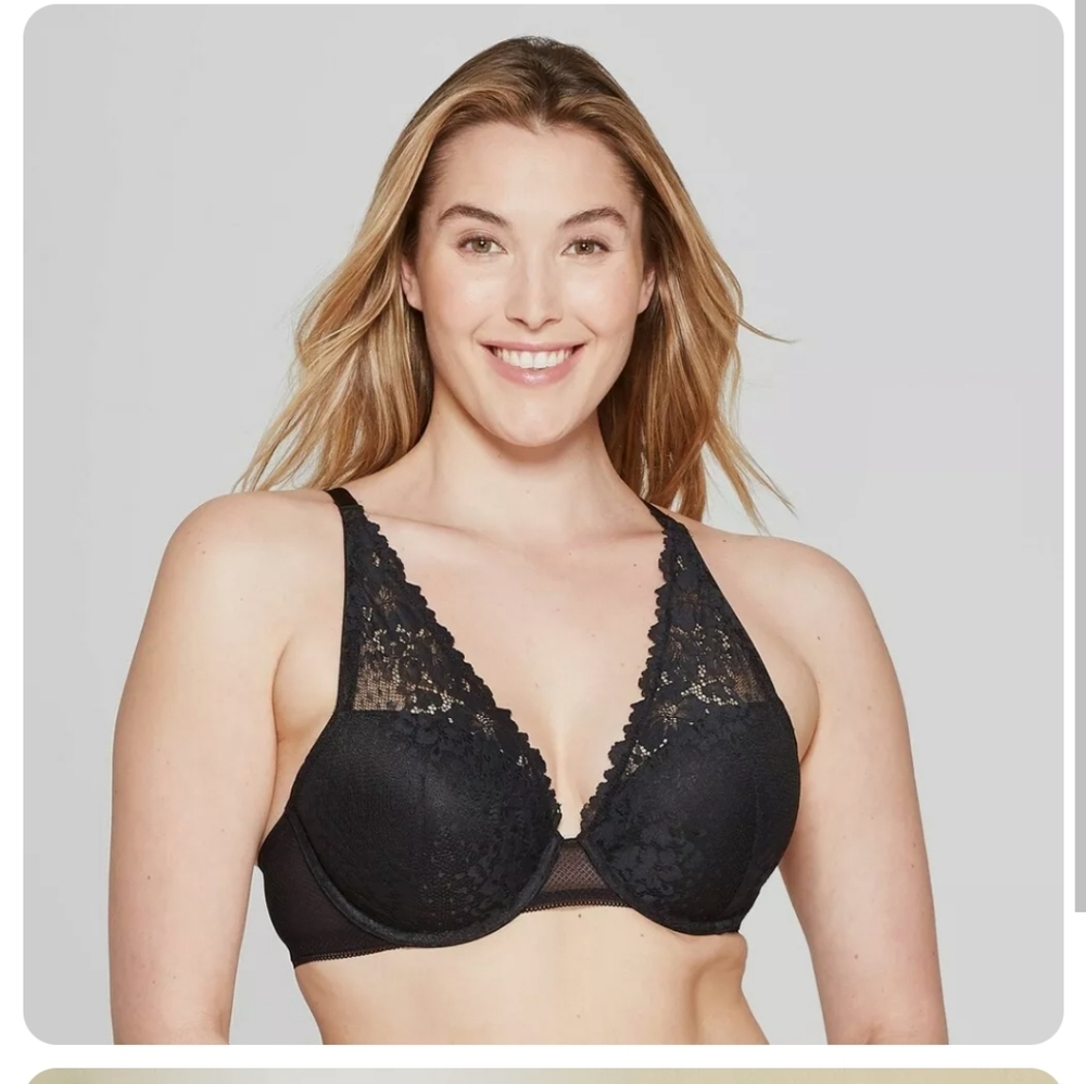 NWT Auden Plunge Push-Up Multiway Bra size 32D